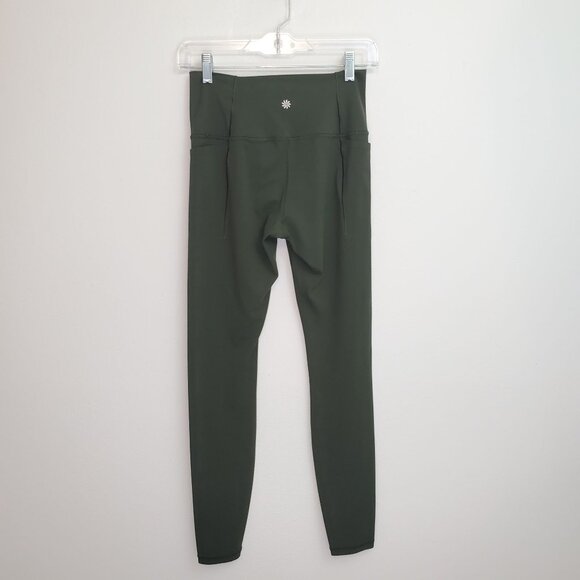 Athleta Transcend Stash Tight in aspen olive, size medium tall - Picture 7 of 8